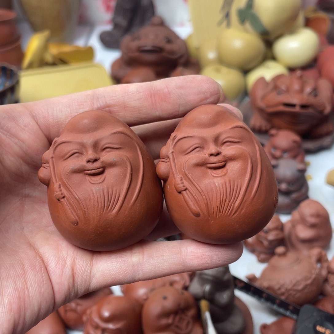 紫砂茶宠紫砂瑕疵