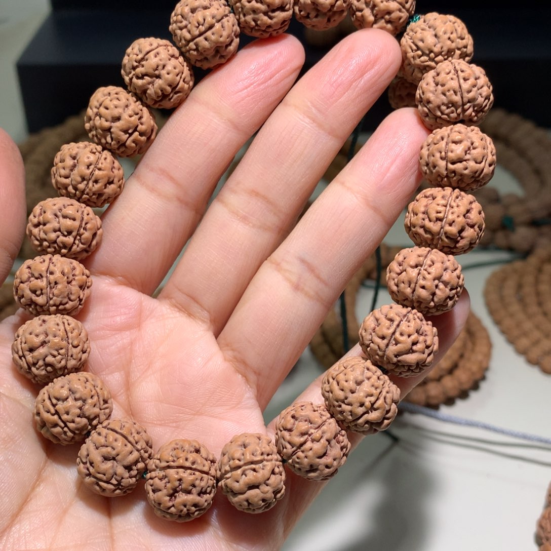 金刚菩提吊坠午*龙珠手串14.8