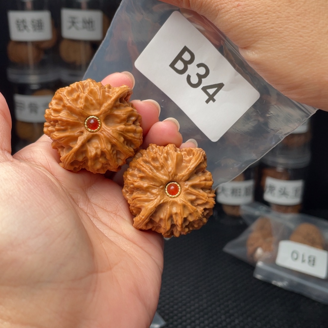 文玩核桃把件42苹果