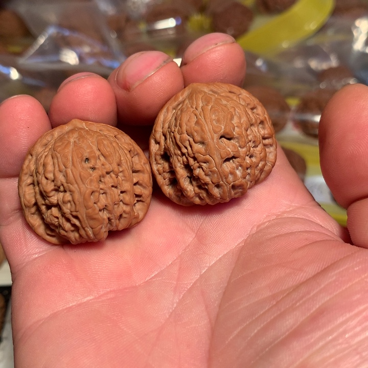 吊坠文玩核桃红玛瑙3.46