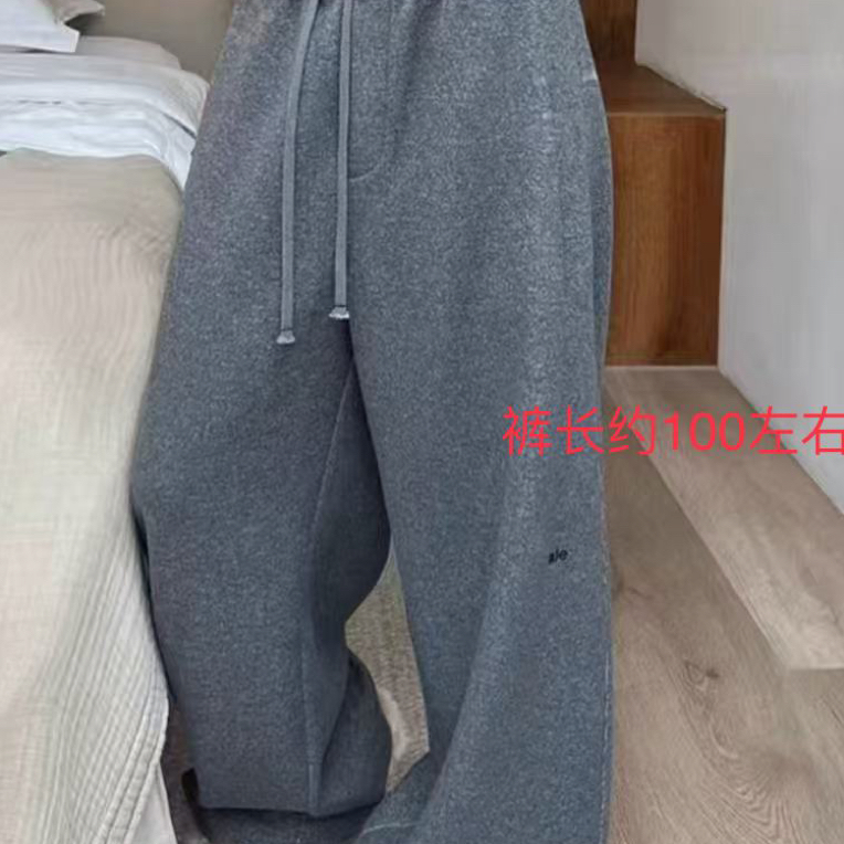 邹先森8926-28(加绒加厚)休闲弯刀裤加绒高腰藏肉遮垮百搭