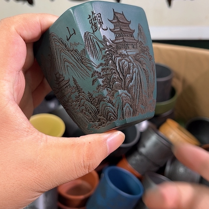茶杯紫砂全手工紫砂主人杯