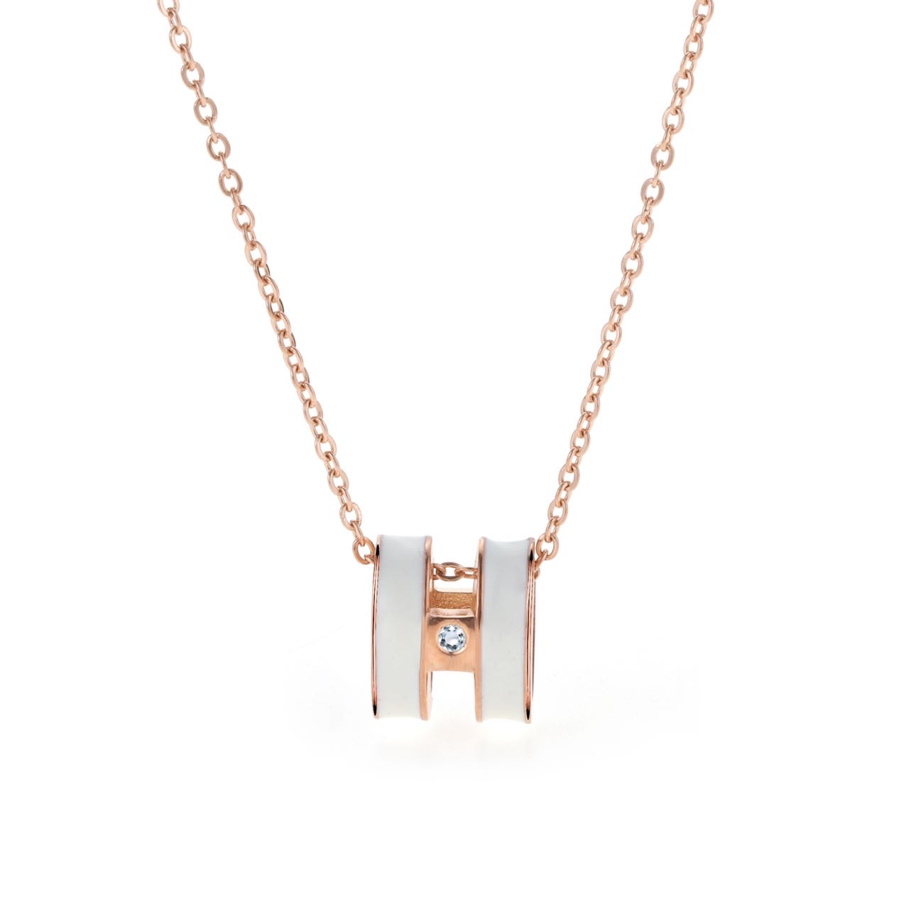 CandyGlad  大H真钻项链 钻石项链 南非真钻项链B1-3