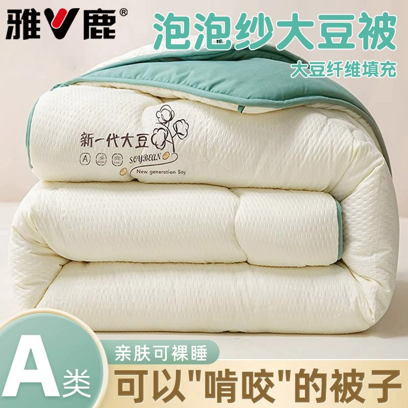 秋冬加厚被子大豆被芯亲肤冬被单人被春秋被正品夏凉被空调被子商品图
