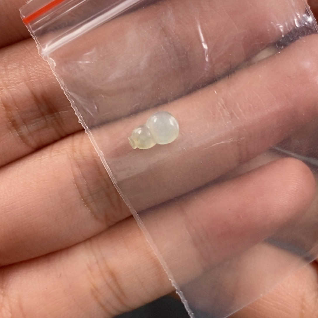 颈饰未镶嵌翡翠二*子翡翠