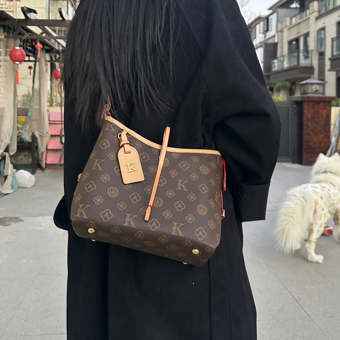 西装马夹（浪嫂莎妞妞同款包包）