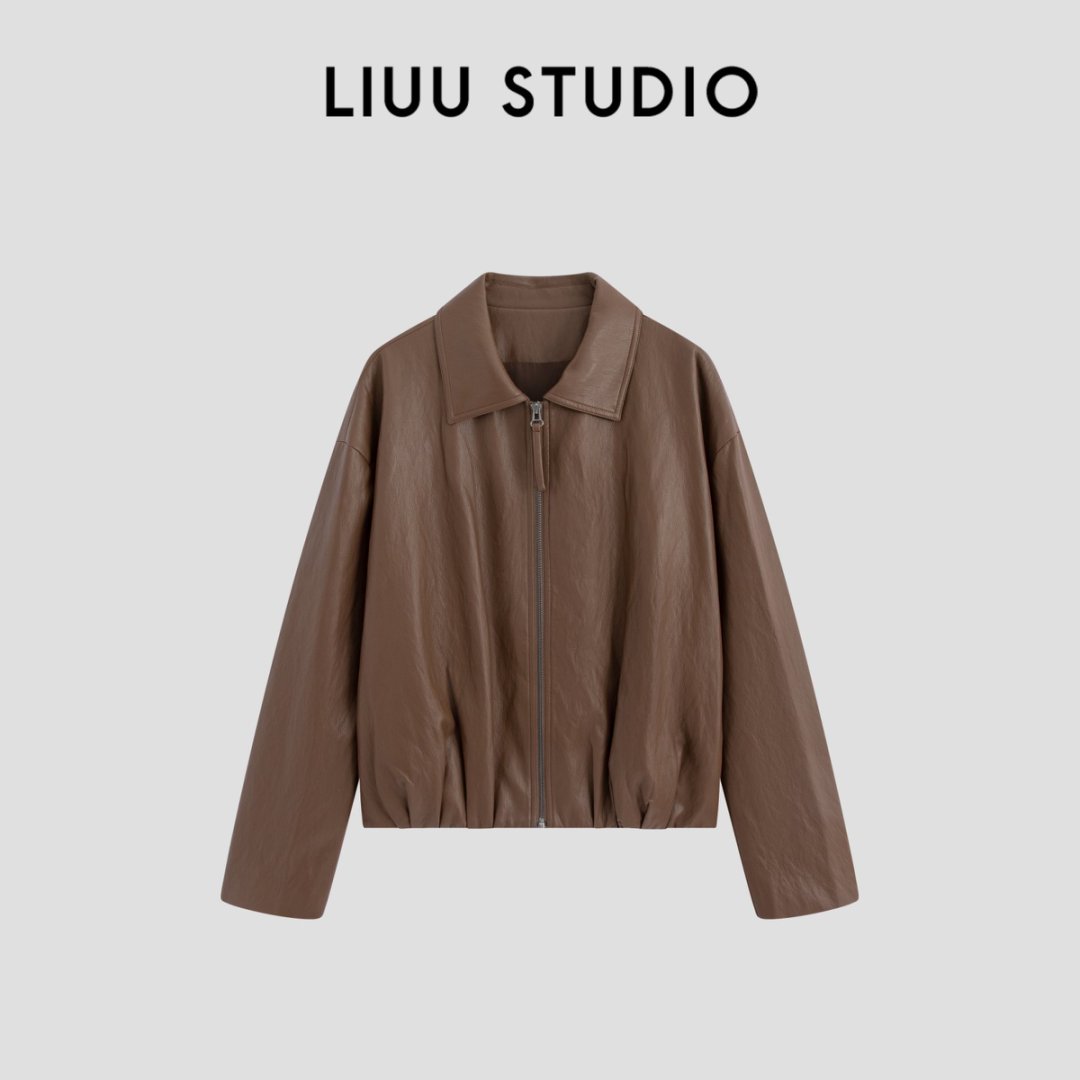 【LIUU】利落版型 轻松飒爽 | LW帅气棕色夹克