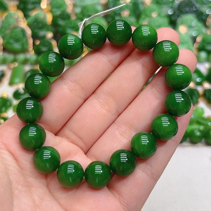和田玉（碧玉）手串未镶嵌