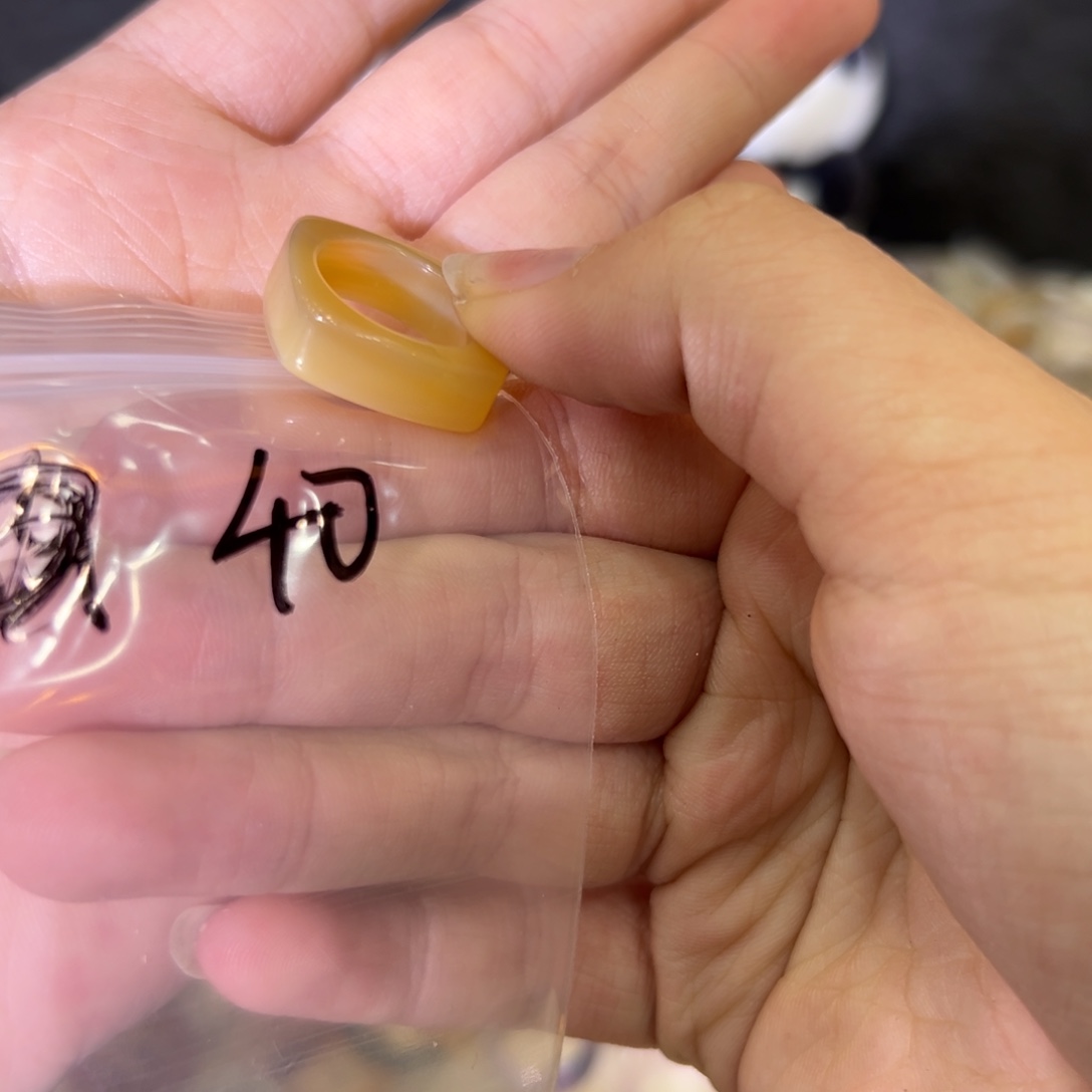 玛瑙/玉髓戒指合金40港11