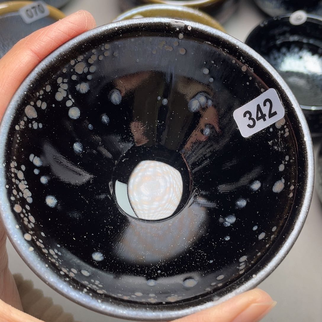 茶盏微瑕磨底342漂亮的主人杯