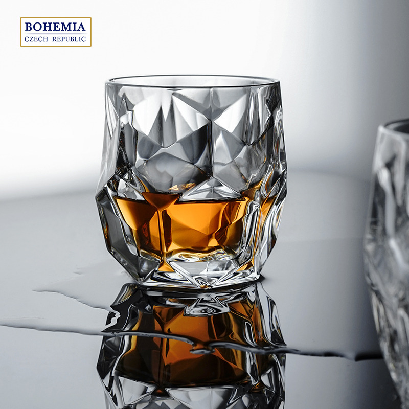 BOHEMIA捷克进口水晶玻璃 威士忌酒杯 高档白兰地洋酒杯家用酒吧