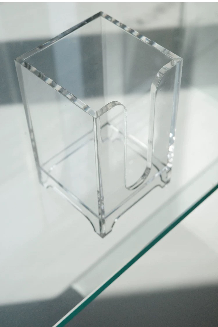 清物堂2023 原创亚克力茶杯篓茶器收纳笼茶道配件品杯筒透明茶具