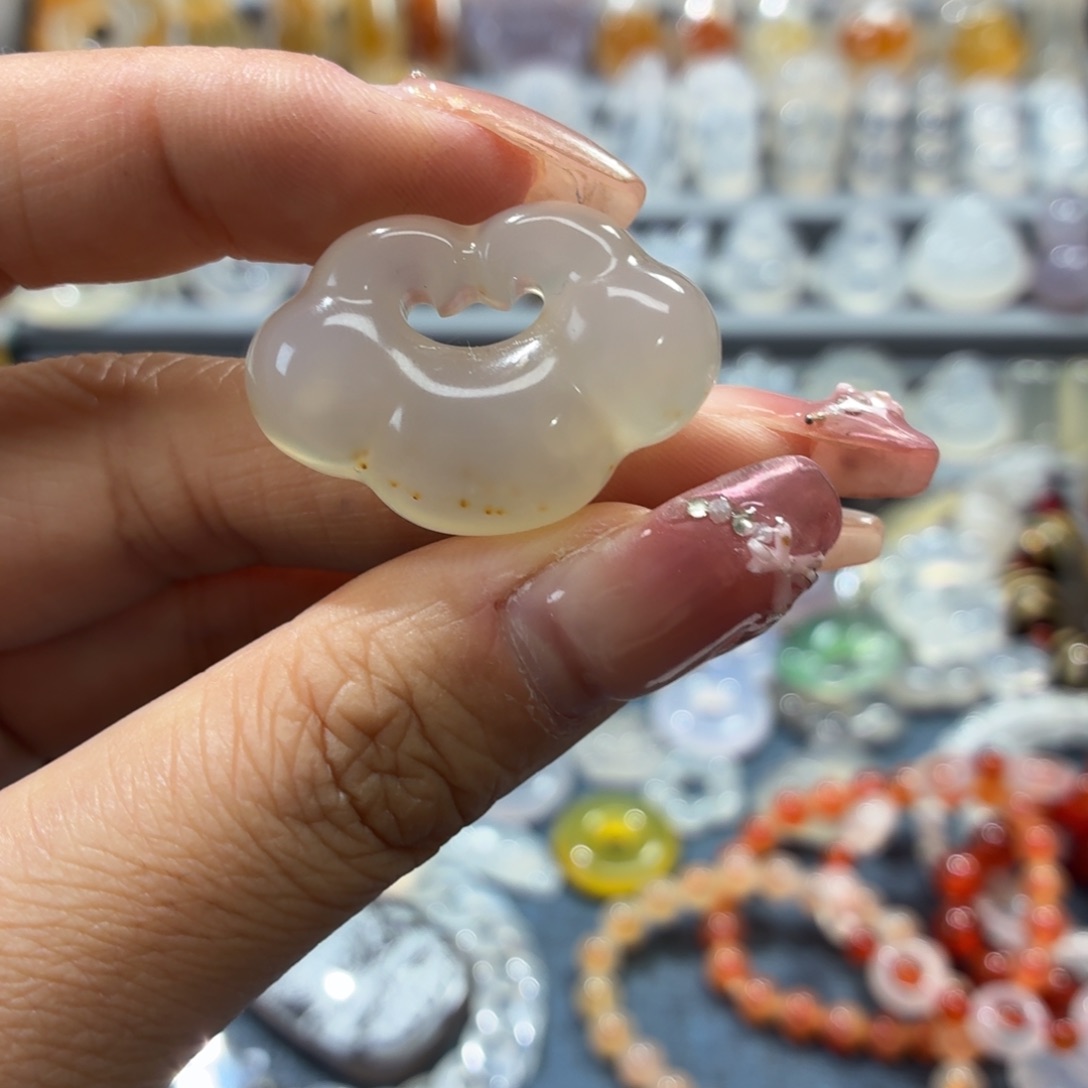 玛瑙/玉髓未镶嵌吊坠(不含链)