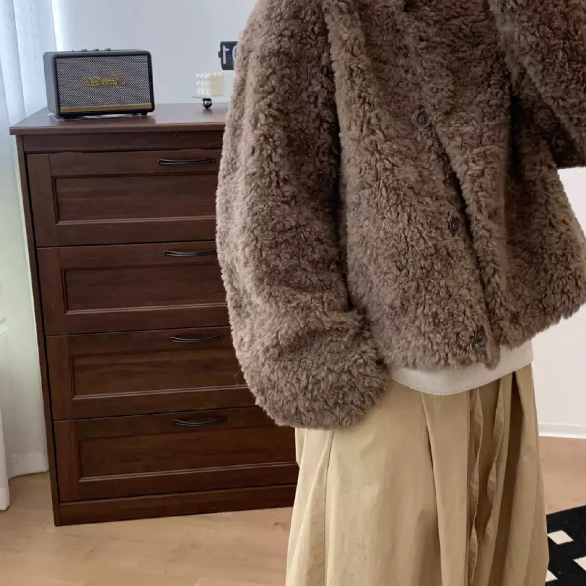 （备注编号 两件起拍 不退不换）外套 米 地的 不退不换