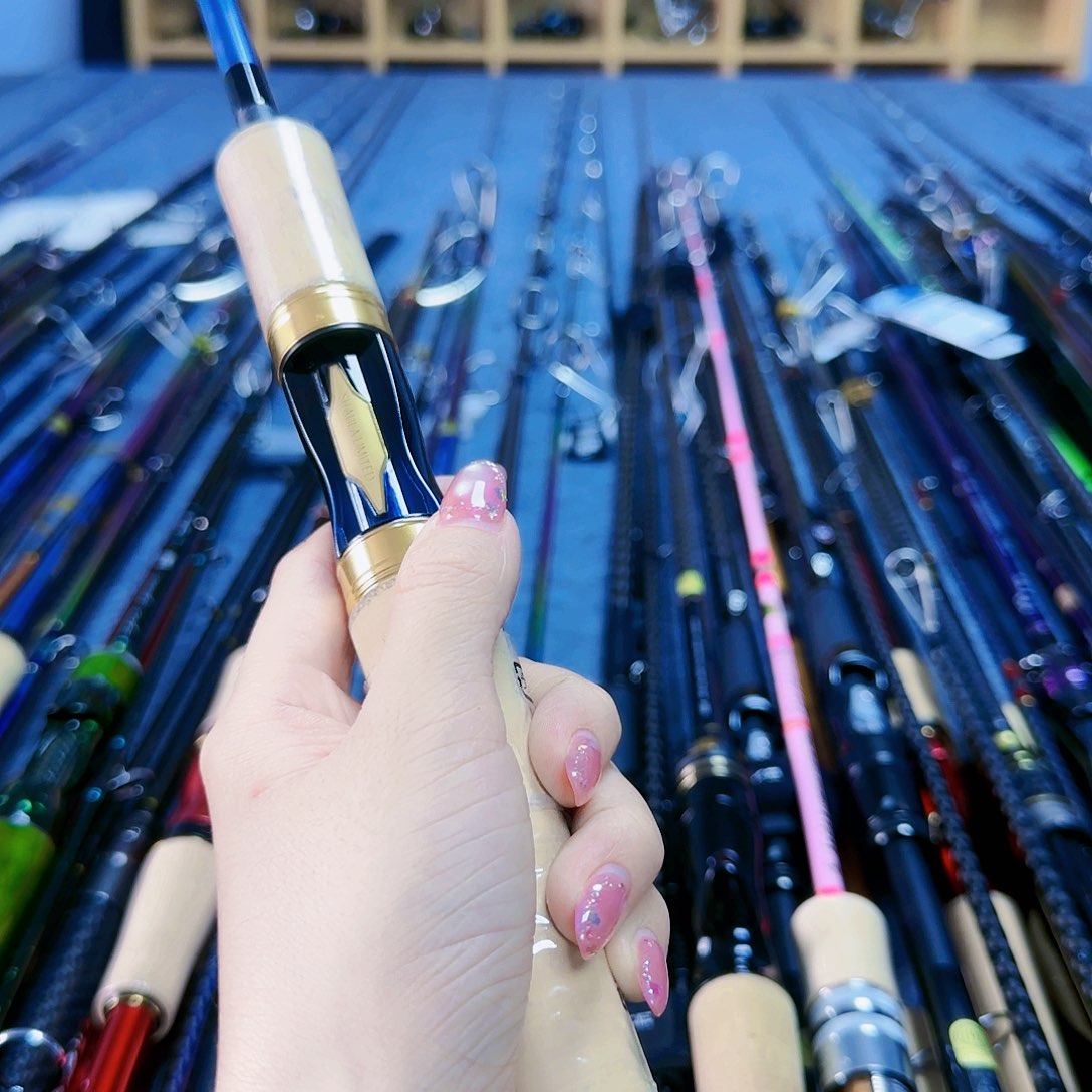 冷***n碳素3.8m路亚竿直柄杆链接