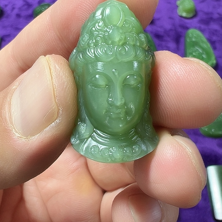 和田玉（碧玉）未镶嵌吊坠(不含链)