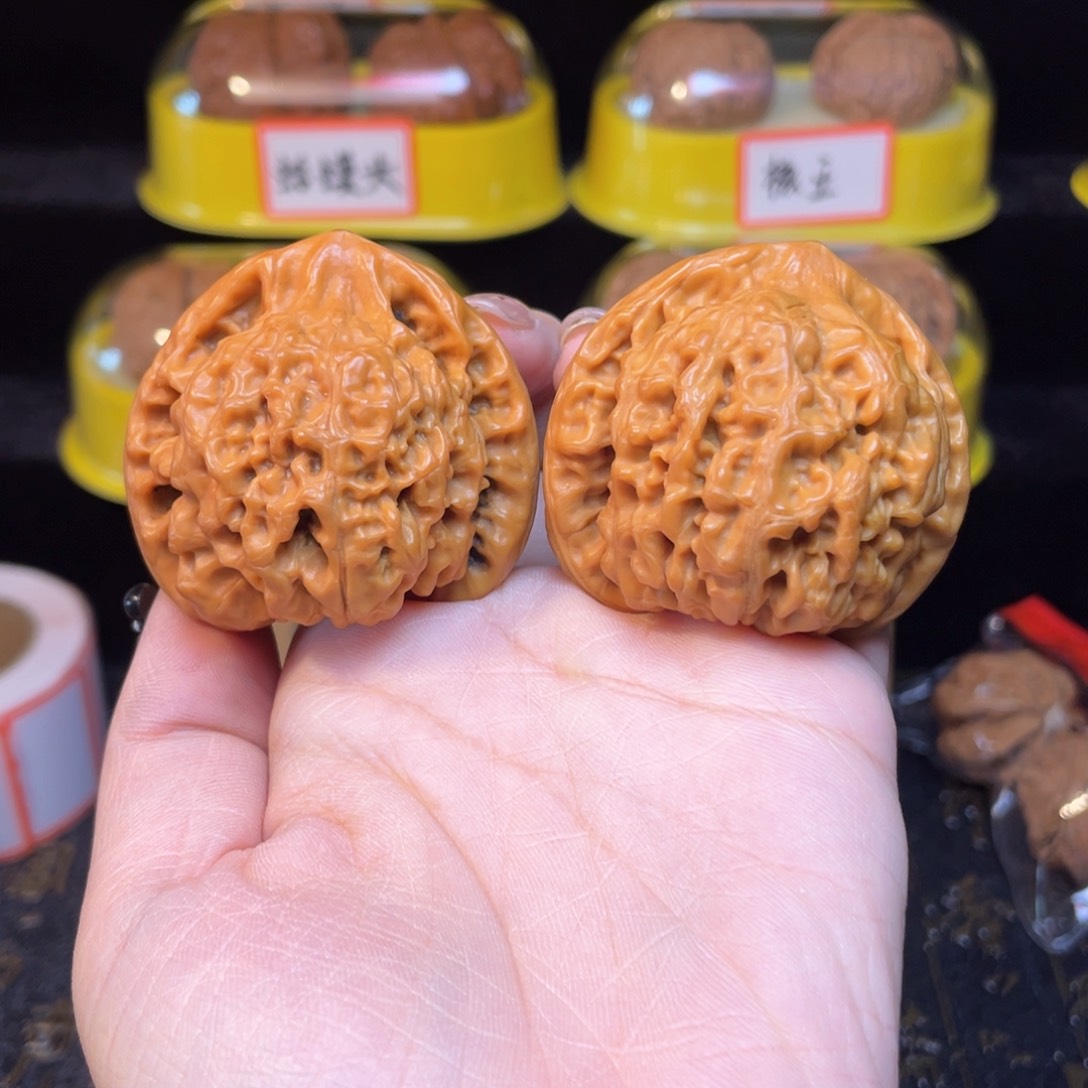 文玩核桃把件官帽47