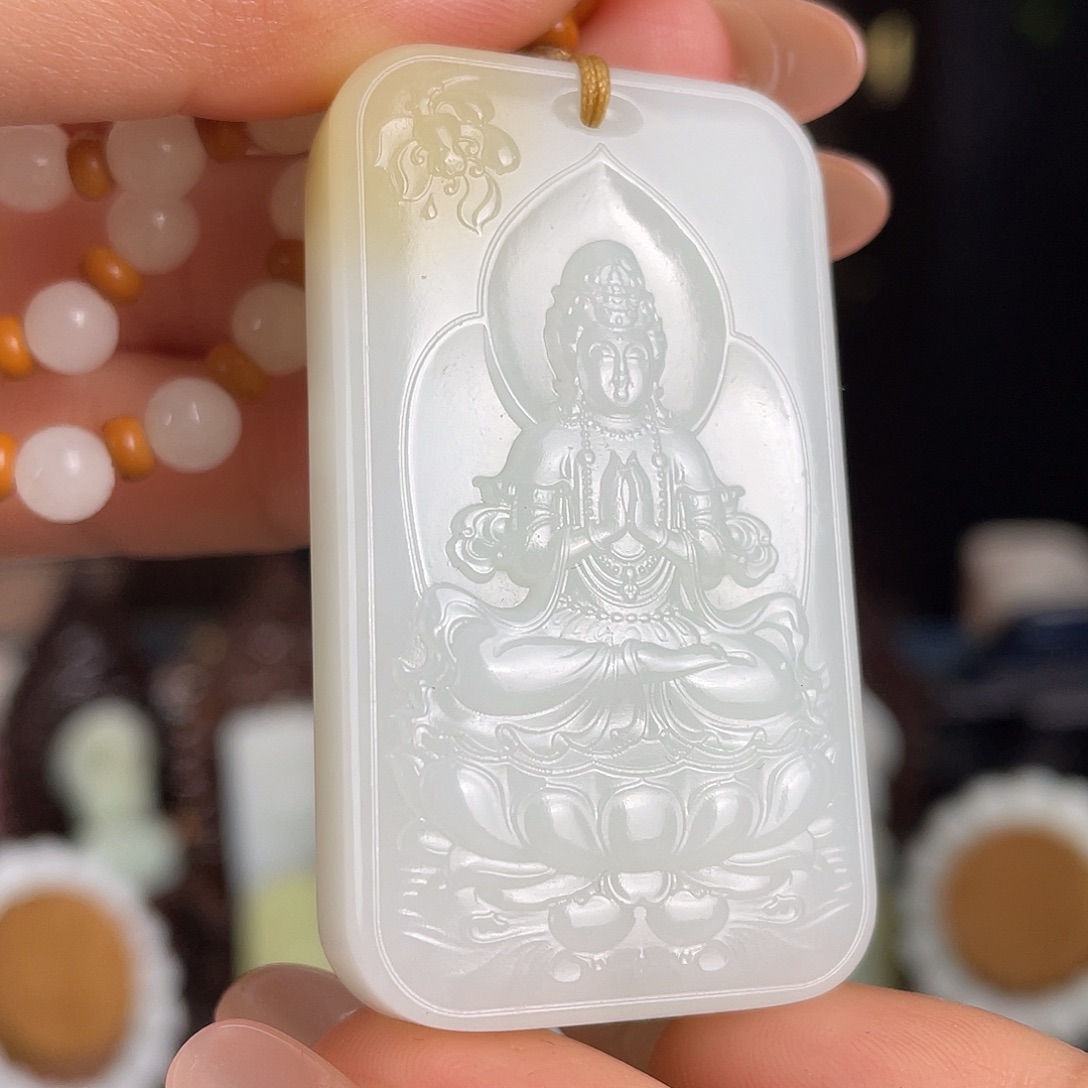 和田玉未镶嵌颈饰定制发货