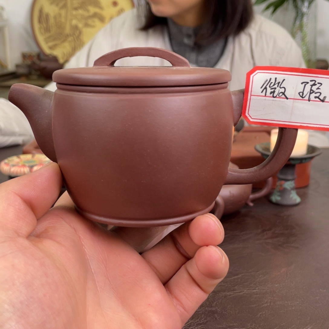 茶壶紫砂汉瓦微微瑕