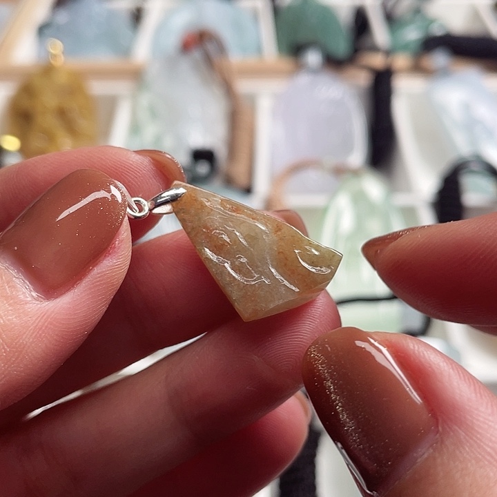 翡翠颈饰银S925镶嵌856577888858