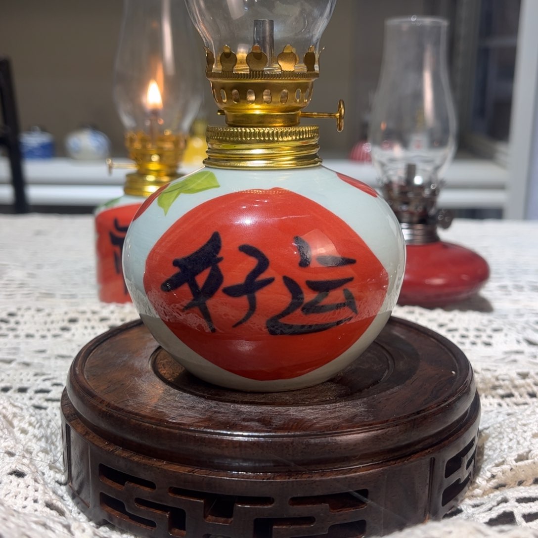 摆件景德镇陶瓷香薰灯