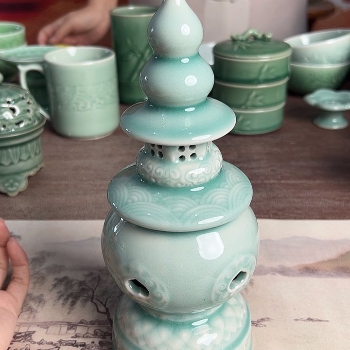 小米茶器龙泉青瓷