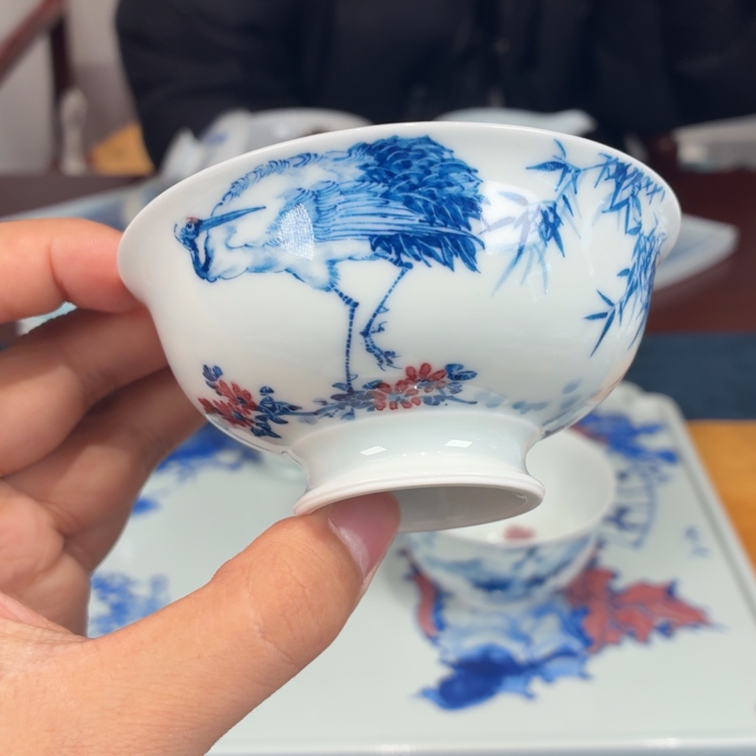 瓷杯子瓷姑娘景德镇陶瓷艺术