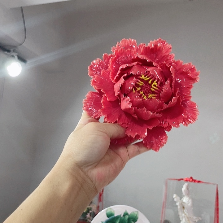 瓷片德化工厂陶瓷手工捏花