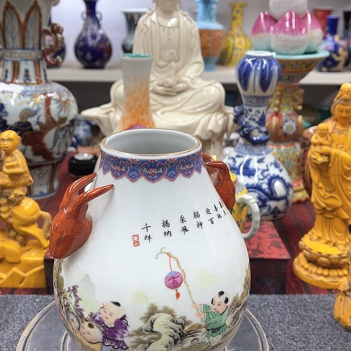 瓷片瓷器摆件摆件摆件