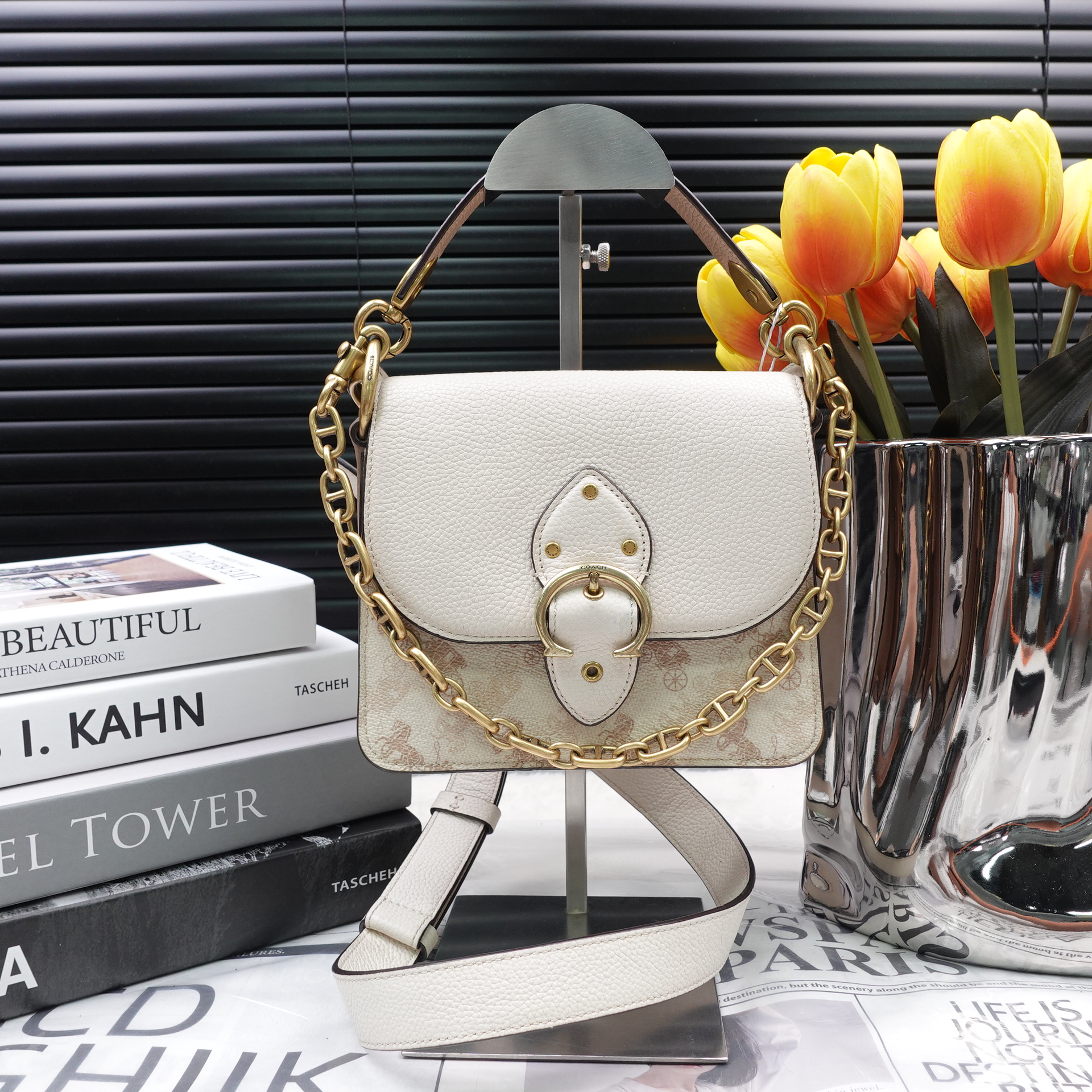 95新 COACH/蔻驰 单肩包/T10232643