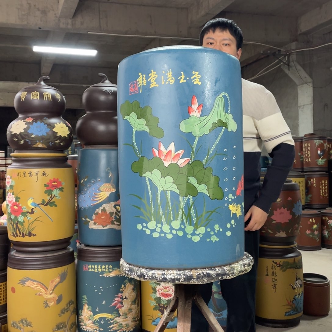 宜兴原矿紫砂茶叶罐