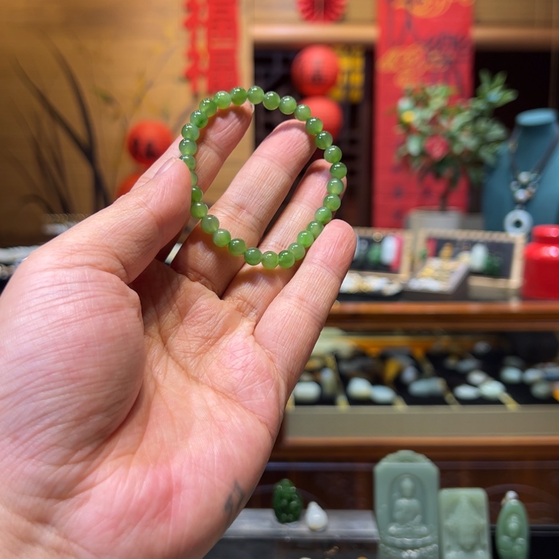 和田玉手链未镶嵌