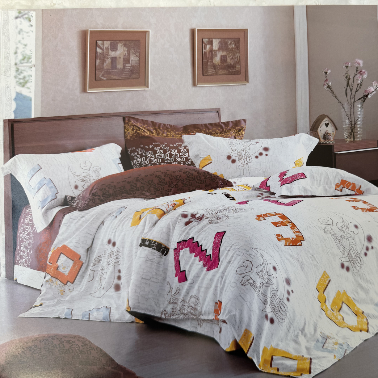 清仓全棉印花四件套学生家用