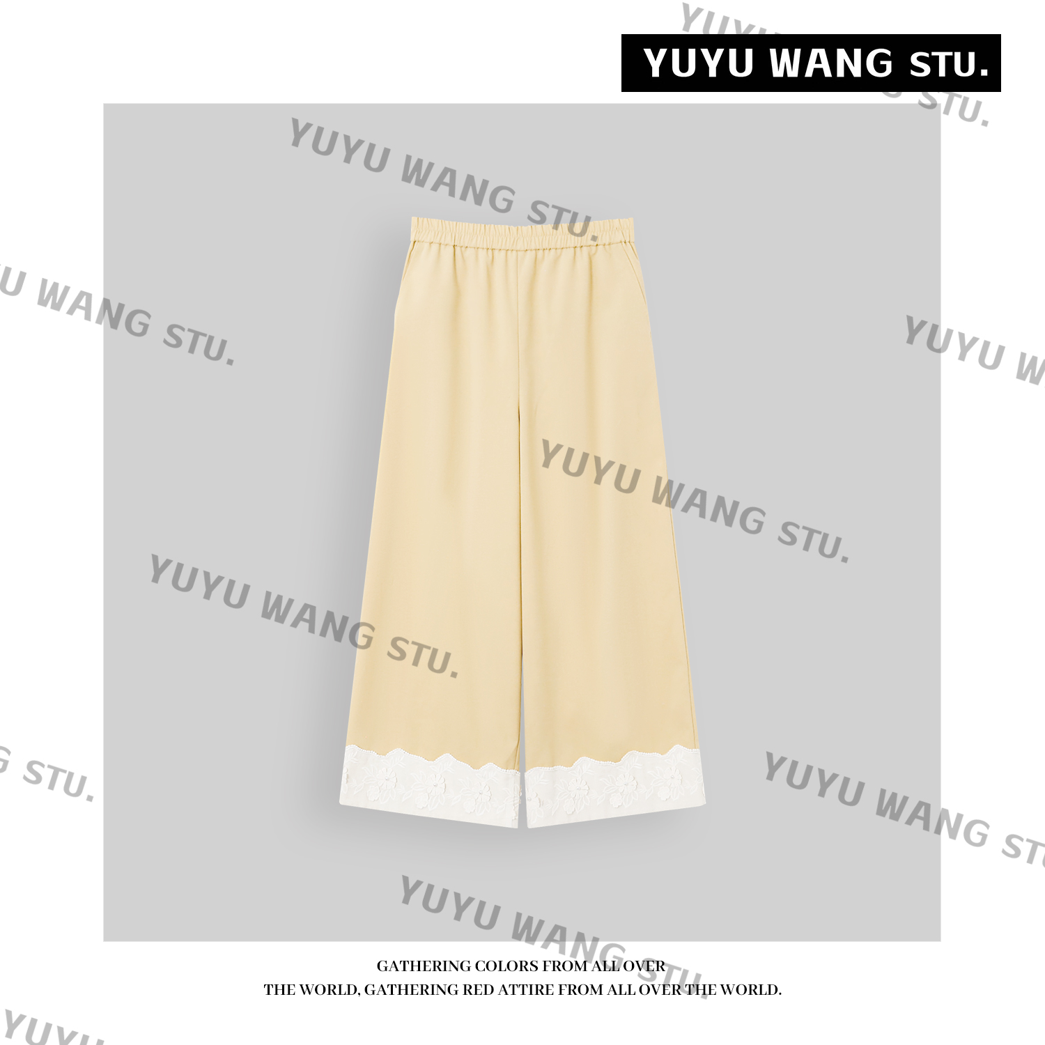 YUYU WANG 【稻香】裤子 RBZ2SC653蕾丝