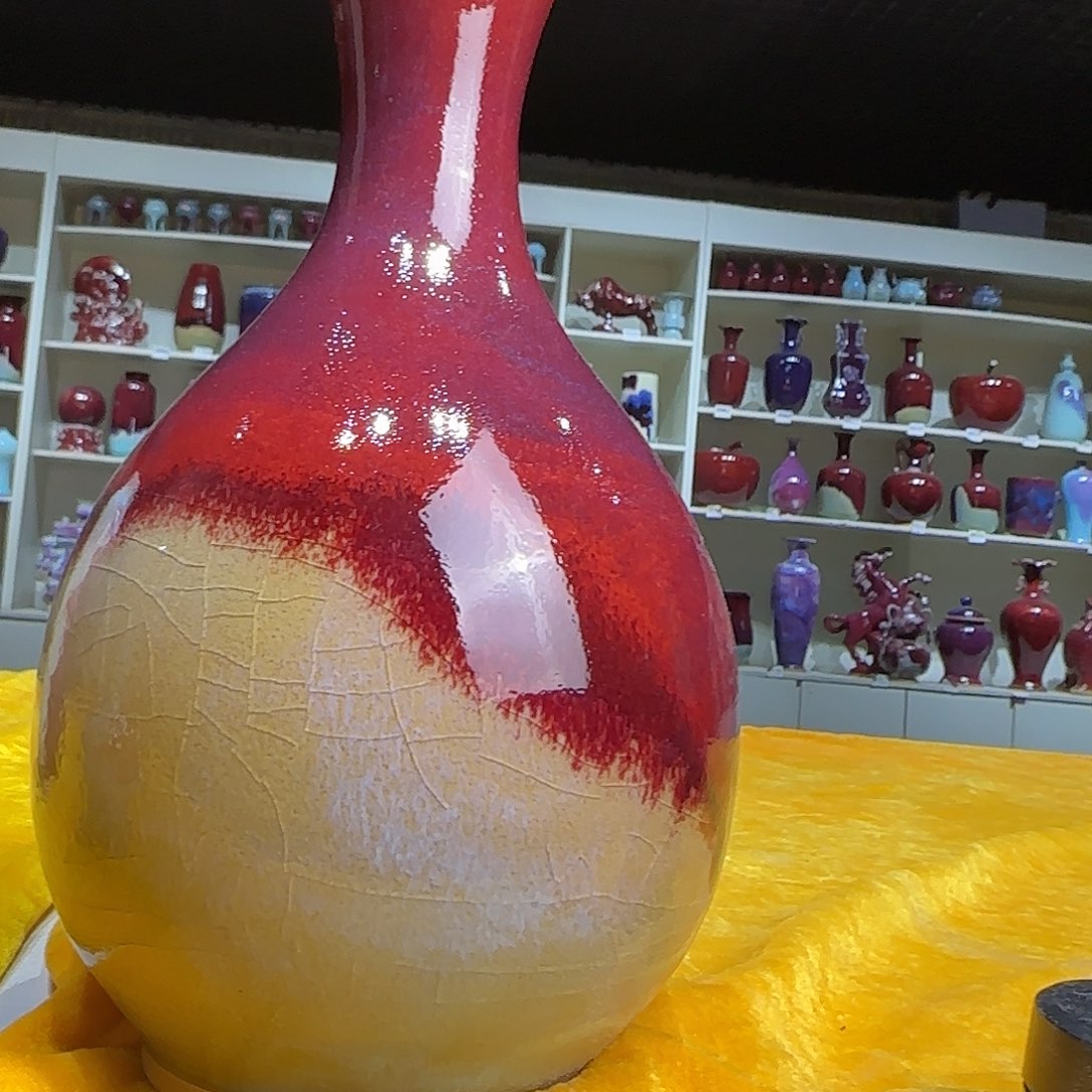 陶摆件郑家钧窑摆件