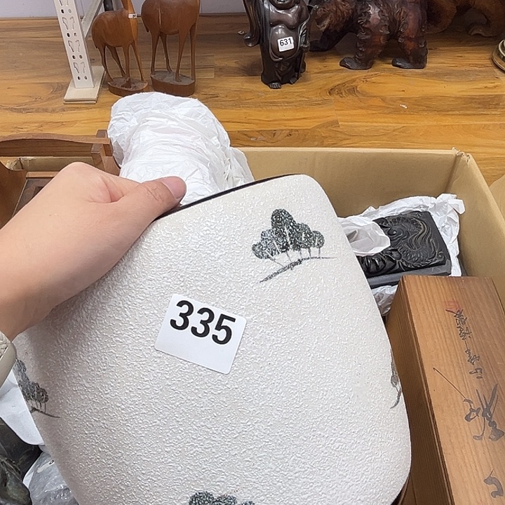 瓷片呀工艺品摆件瓷器摆件正能量