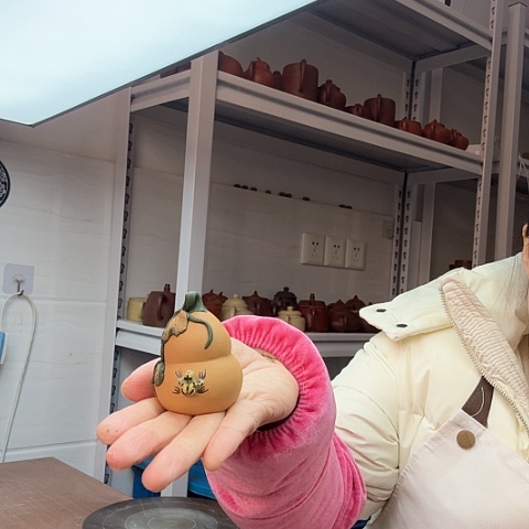 段泥喷水茶宠茶宠