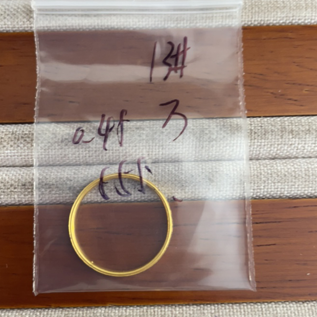 克重0.45 13号 万花筒戒指 足金999