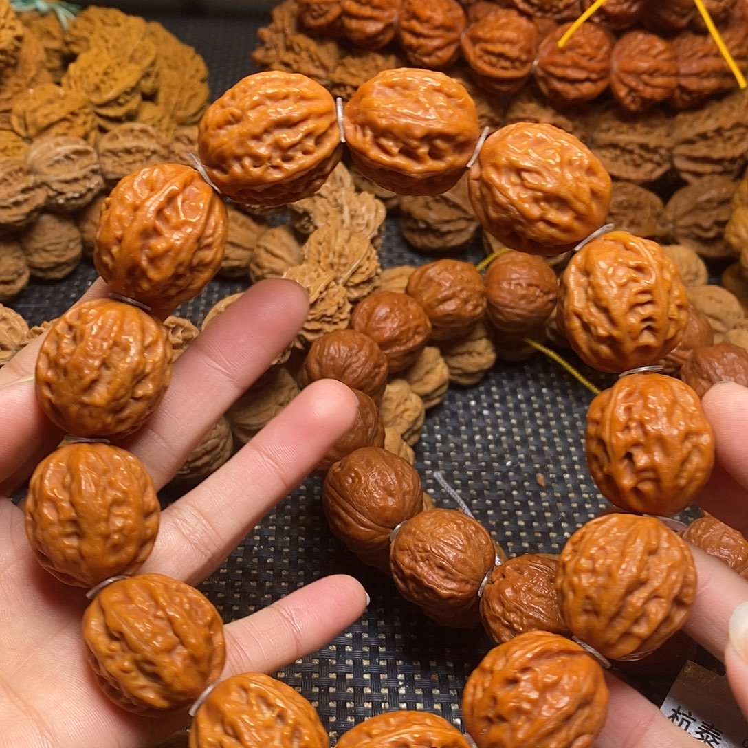 手串文玩核桃粗筋八棱手持