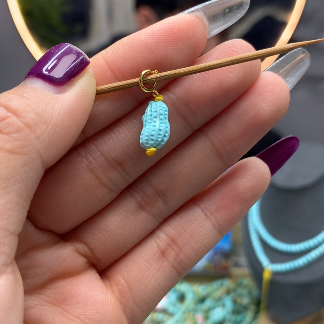 绿松石挂件未镶嵌