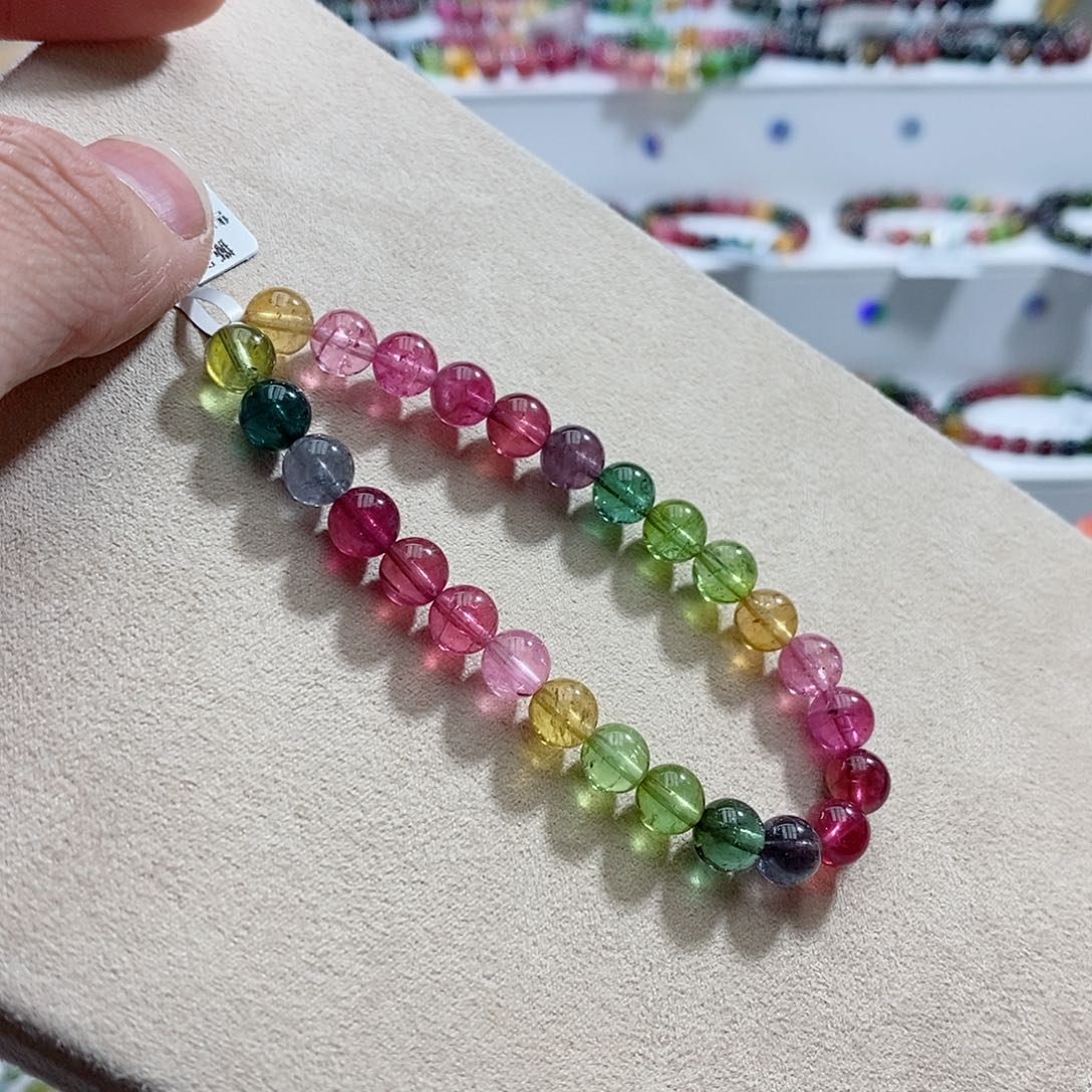 碧玺手链未镶嵌手链