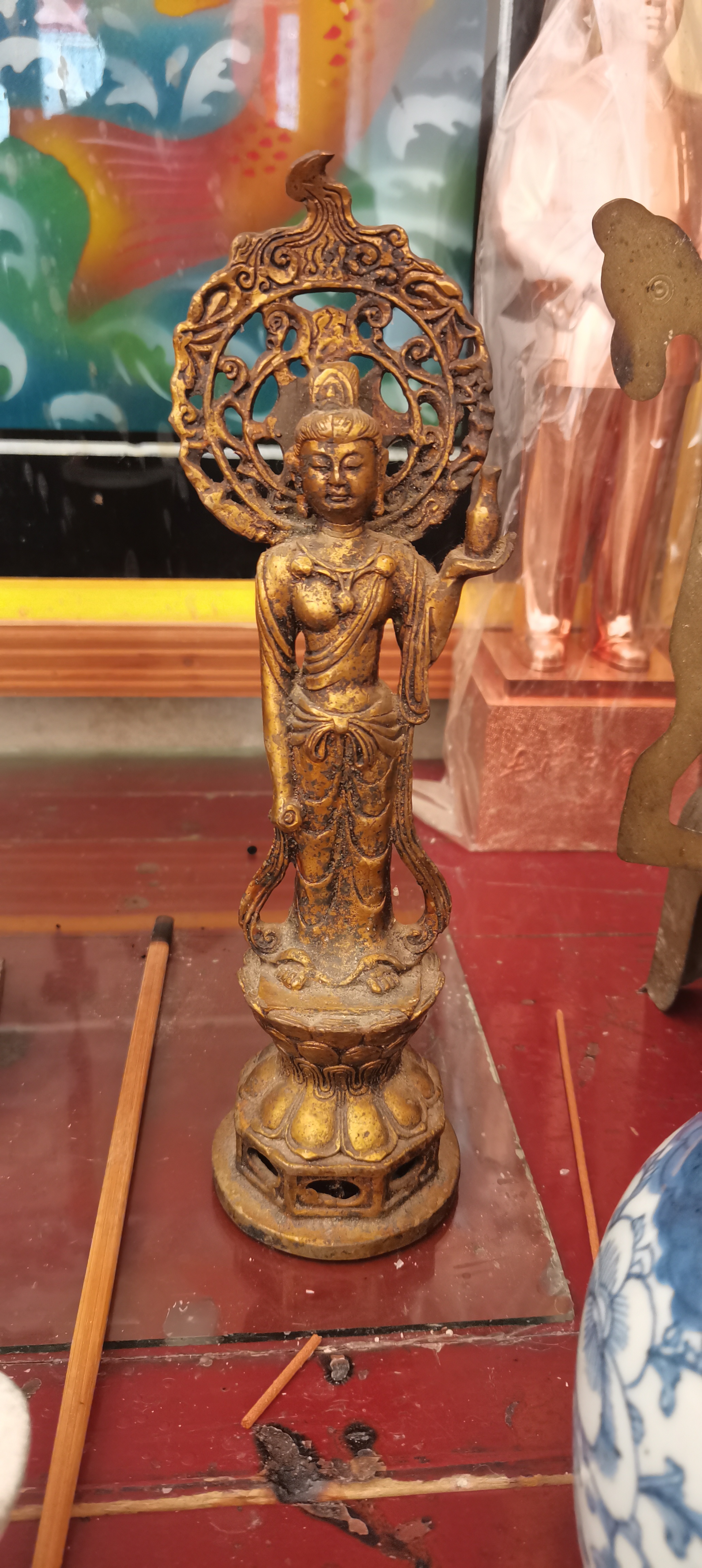 人物造像摆件。理性出价，不退货不包邮