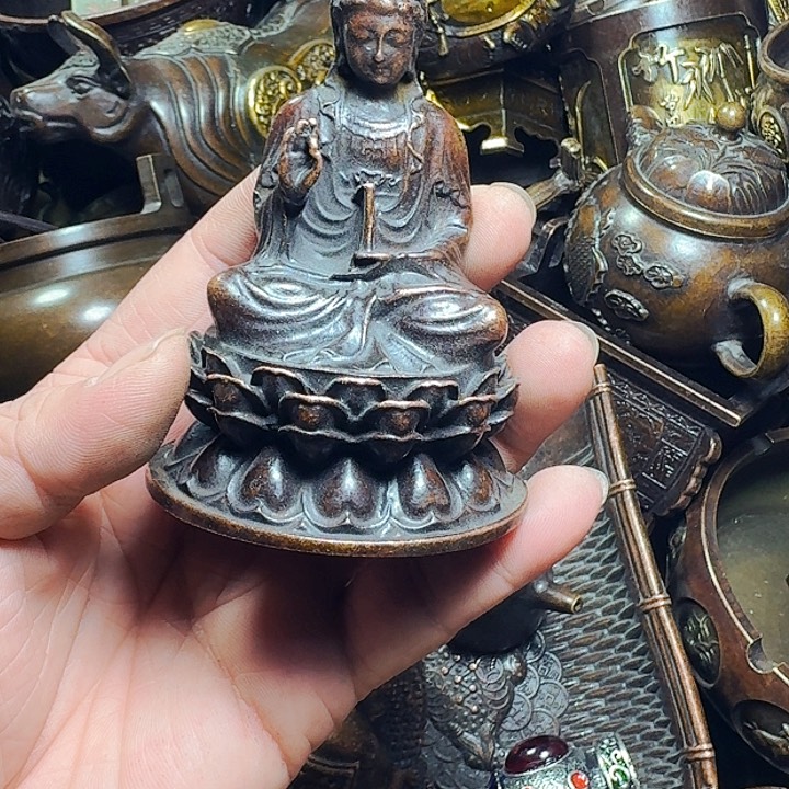 铜器摆件收收藏藏