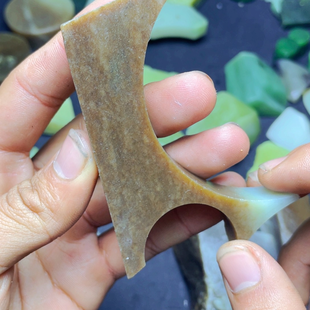 和田玉珠宝半成品未镶嵌