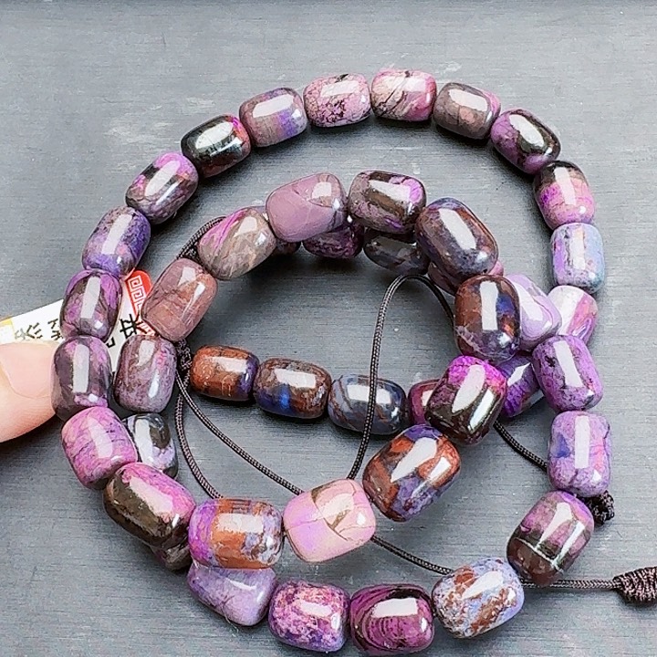 苏纪石（舒俱来）颈饰未镶嵌项链