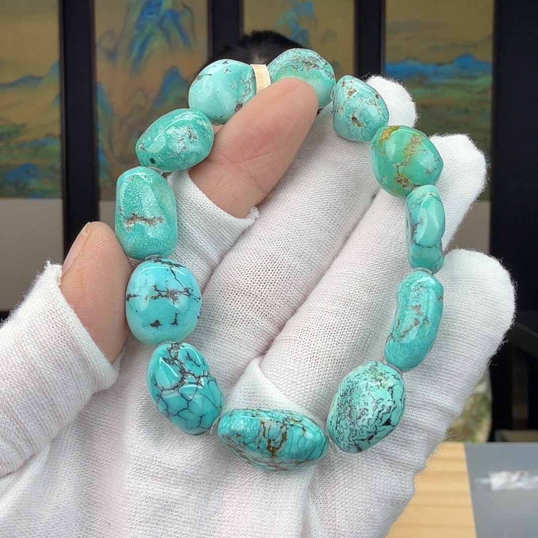 绿松石未镶嵌珠宝奇石