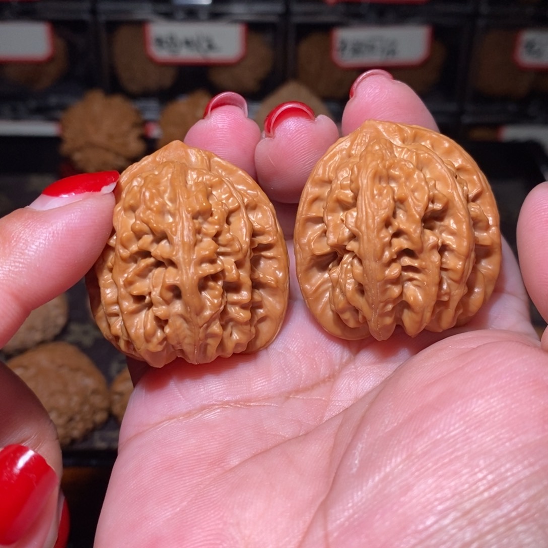 文玩核桃把件36三羊谷