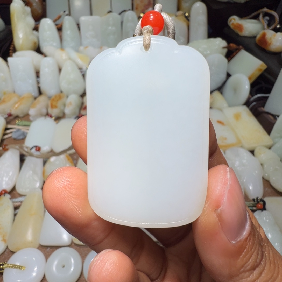 和田玉吊坠(不含链)未镶嵌刚*