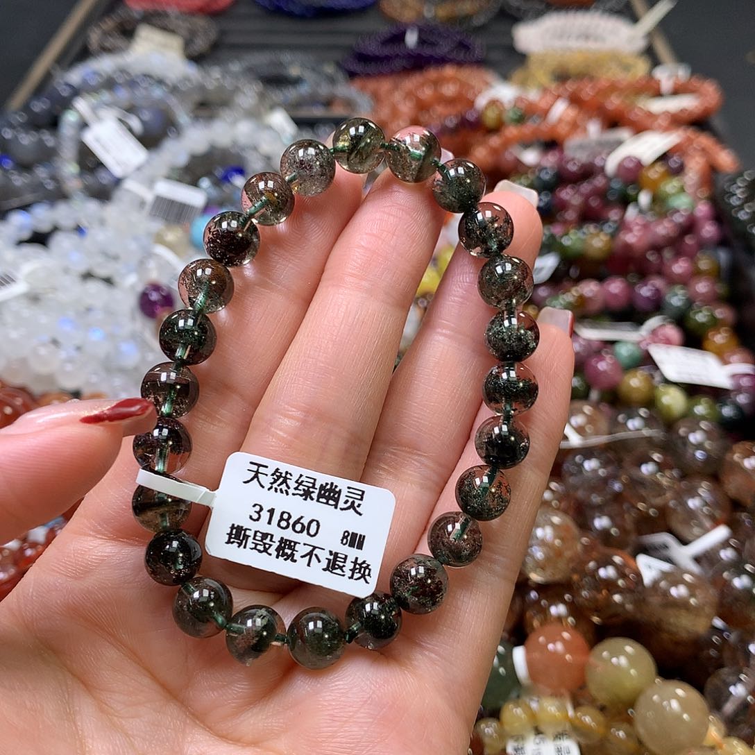 水晶手链未镶嵌，