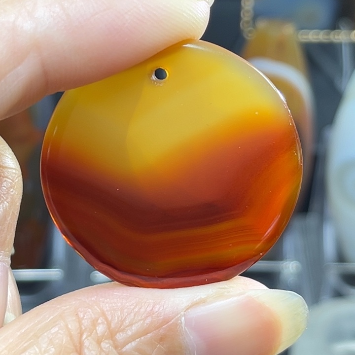 未镶嵌吊坠(不含链)玛瑙/玉髓宝*